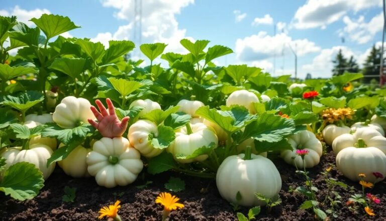 Squash, White Bush Scallop or Patty Pan (52 days) guide
